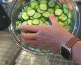 A picture of step 3 of Taiwanese Pickled Cucumber.