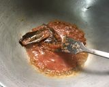 A picture of step 3 of Ghugni or Aloo Matar (no onion garlic).