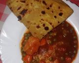 A picture of step 7 of Carrot chapati#my favorite Easter dish#4 week challenge.