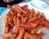 A picture of step 5 of Masala fries.