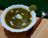 A picture of step 5 of Spinach Soup.