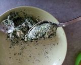 A picture of step 3 of Gnudi with Gorgonzola Cream.