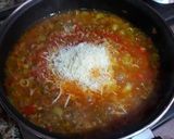 Foto del paso 17 de la receta Copos de pastas con melva canutera cocida y parmesano
