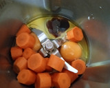 Foto del paso 1 de la receta: Bizcocho de zanahoria y nueces en mambo