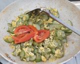 Foto langkah ke 10 dari resep Tumis Timun Telur.