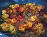 A picture of step 2 of Restaurant style prawn rice.