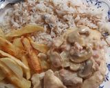 Foto del paso 5 de la receta: Pollo en salsa de champiñones