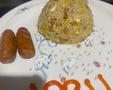 Foto langkah ke 3 dari resep Nasi goreng nanas.