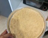 A picture of step 2 of Wheat base pizza.