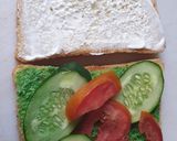 A picture of step 3 of Veg Tawa Cheese Sandwich.