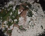 A picture of step 1 of Garlic chilli paratha.