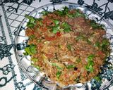 A picture of step 16 of Cabbage Qeema.