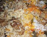 A picture of step 8 of Spicy Beef Biryani.