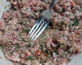 Foto del paso 2 de la receta: Hamburguesas de picada de pollo caseras