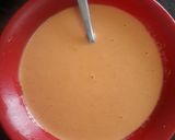 A picture of step 1 of Paneer chilli.