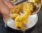 A picture of step 3 of Gvar Dhokli Sabzi.