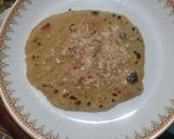 A picture of step 3 of Paneer roti roll.