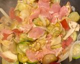 Une image de l'étape 1 de Dinde au wok.