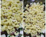 A picture of step 3 of Mix beans veg chaat.