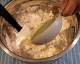 A picture of step 3 of Filipino pan de coco.