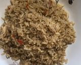 A picture of step 8 of Brown rice and veggie stir fry.