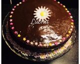 A picture of step 3 of Chocolate, Date Cake with Chocolate Ganache.