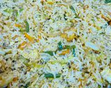 A picture of step 5 of Fried rice.