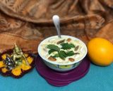 A picture of step 6 of Orange Kheer/ Kheer Komola.