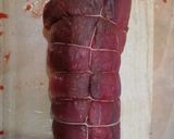 A picture of step 2 of Beef Wellington.