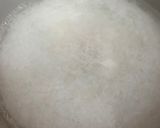 A picture of step 1 of Rose milk with rose jelly.