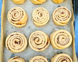 Mogyorókrémes, fahéjas csiga (cukormentes, teljes kiőrlésű) recept fázis 5 fotója