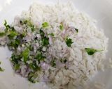 A picture of step 1 of Crispy Poha brown hush.