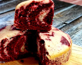 रेड वेलवेट मार्बल केक (Red velvet marble cake recipe in Hindi) रेसिपी चरण 9 फोटो