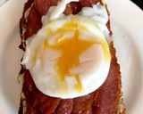 A picture of step 4 of My Bacon, Poached Egg & Cheesy Avocado Sandwich. 😘.