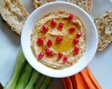 A picture of step 4 of Hummus.