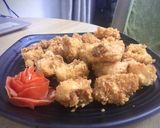 Hình bước làm 3 của món Mực chiên bơ tỏi