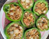 A picture of step 4 of Stuffed Capsicum Slices.