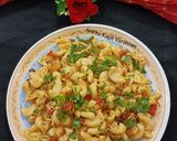 A picture of step 3 of Masala Macaroni.