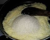 A picture of step 5 of Tricolor coconut laddu.