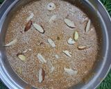 A picture of step 3 of Sattu ki Sukhadi.