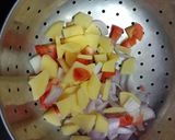 A picture of step 1 of Moong dal Khichdi.
