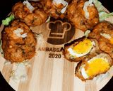 A picture of step 7 of Egg in Potato Nest 😋.
