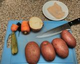 Foto del paso 1 de la receta: Papa rellena