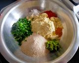 A picture of step 1 of Methi Muthiya.
