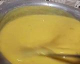A picture of step 4 of Karhi pakora with curry leaves.