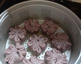Foto langkah ke 5 dari resep Bakpao Ubi Ungu (isi kacang merah - No Mixer).