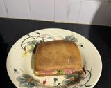 A picture of step 2 of Mortadella Sandwich.
