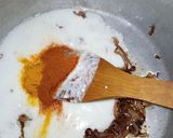 A picture of step 3 of Chicken Harissa.