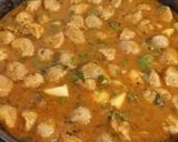 A picture of step 8 of Soya Chunks Curry.