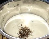 A picture of step 1 of Punjabi lassi - 3 types.